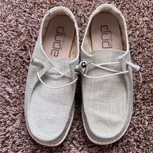 Hey Dude Womens Shoes - Light Mint/Teal with Sparkle